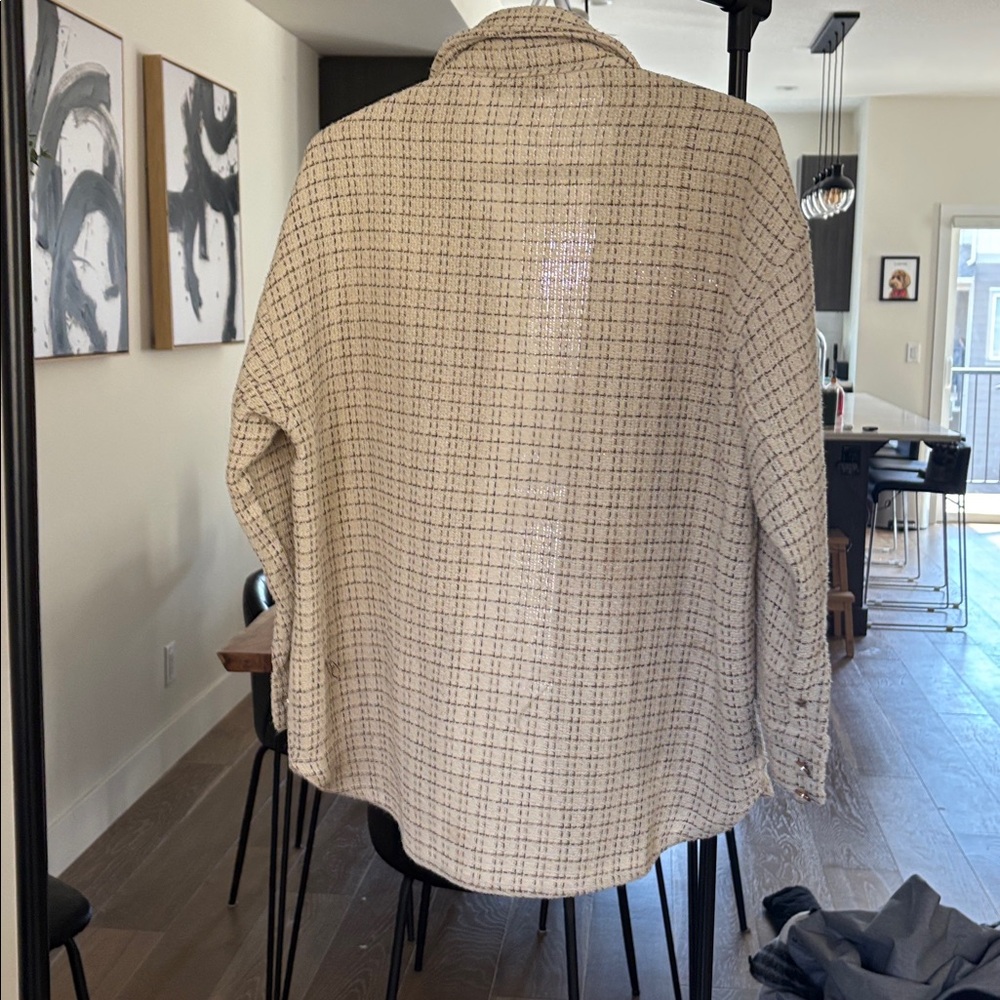 Sunday Beige Textured Jacket - Picture 4 of 5